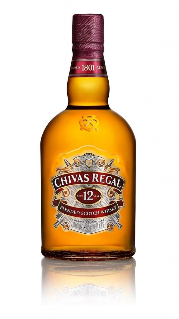 Chivas Regal Whisky 12 anos Escocês - 1L 