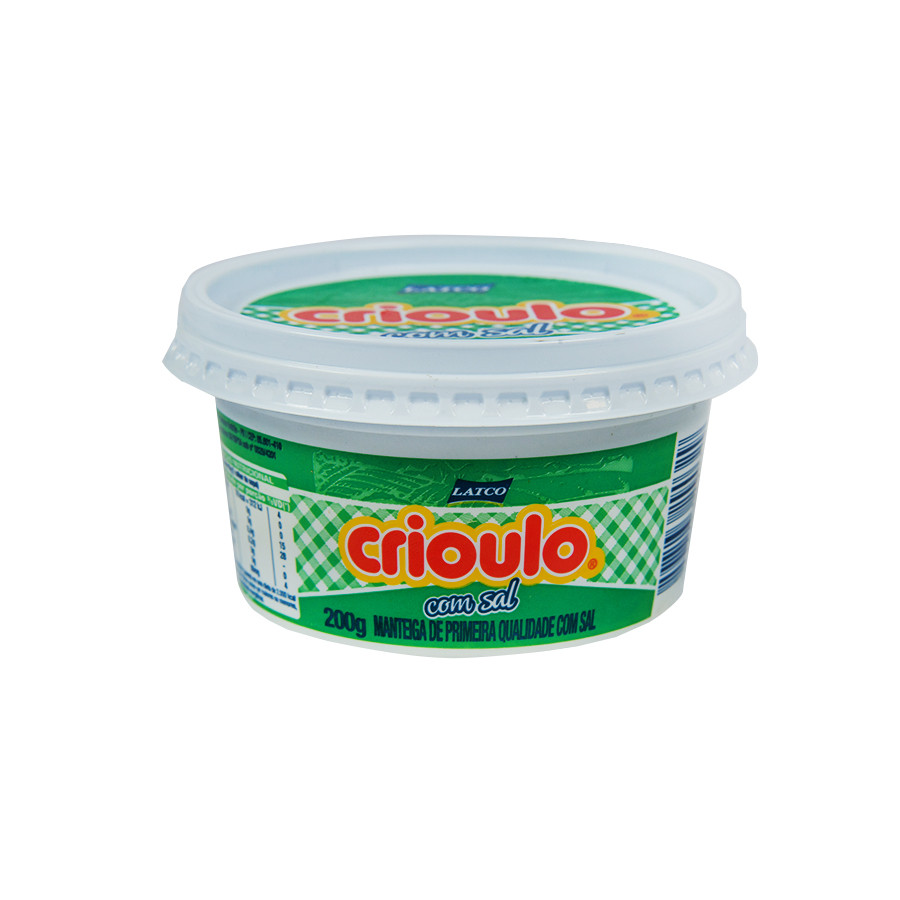 Manteiga Crioulo com sal 200g
