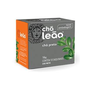 Chá Leão Preto 16g Cx com 10 Saquinhos - Matte Leão