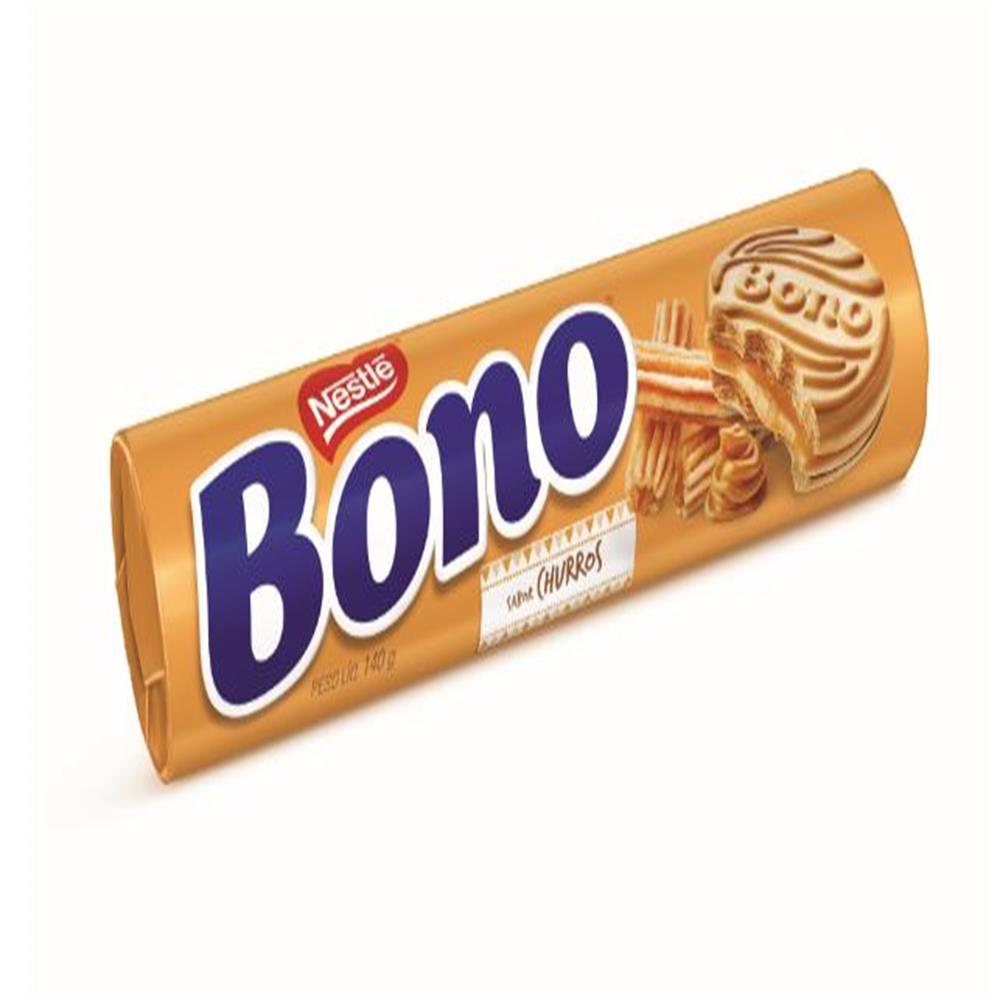 Biscoito Recheado Bono Churros 140g